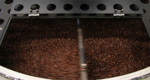 Cooling freshly roasted beans