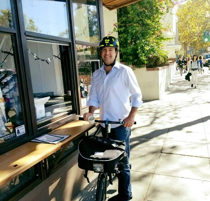 Coffee Station Bike Up Window